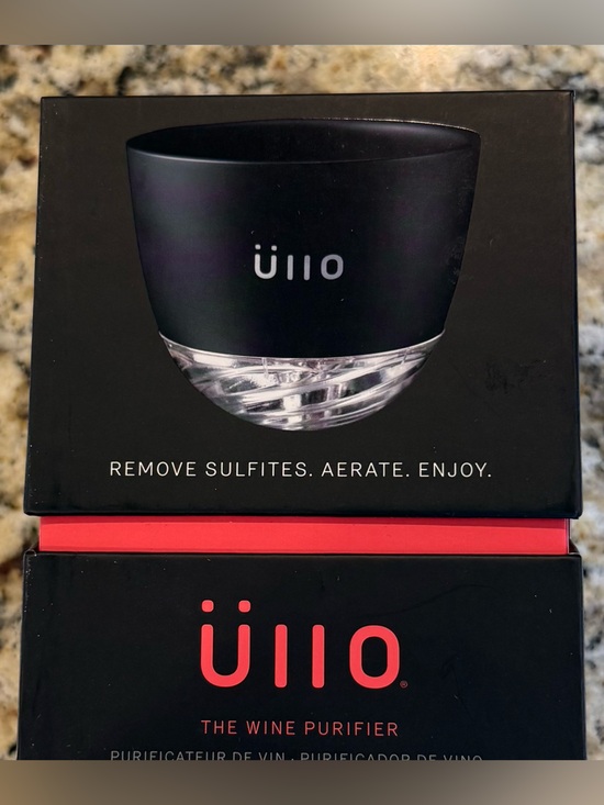 Ullo Other - Ullo Wine Purifier With Display Base 1 Selective Sulfite Filter Aerator & Filter